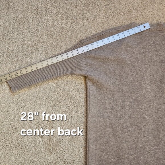 NWOT Mer Sea Hampton Cashmere & Merino Duster Cardigan Flax XS - Picture 13 of 15